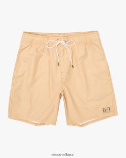 dna RVCA unisex opačný elastický pas 2 šortky 17 mandarinka BN4N08626
