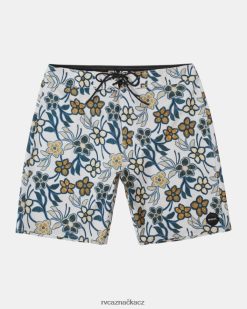 dna RVCA unisex va print boardshort 19 stříbrné bělidlo BN4N08988
