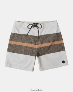 dna RVCA unisex westport print boardshorts 17 stříbrný bělicí potisk BN4N081024