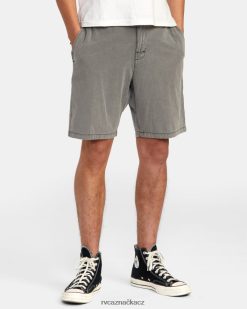 oblečení RVCA muži all time pobřežní opláchnuté hybridní 19 šortky pirátská černá BN4N08708