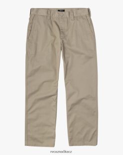 oblečení RVCA muži americké chino kalhoty khaki BN4N08724