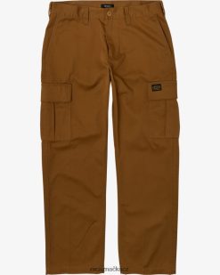 oblečení RVCA muži americké džíny velbloud BN4N08249