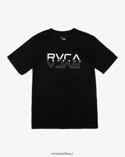 oblečení RVCA muži dvojité dělené tričko Černá BN4N08289