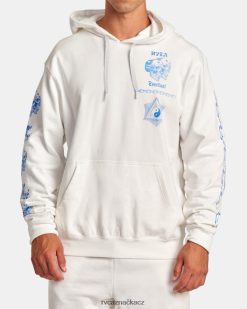 oblečení RVCA muži mikina everlast x benjamin jeanjean špinavě bílé BN4N0896