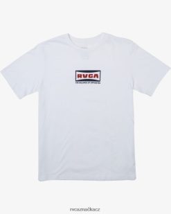 oblečení RVCA muži širokoúhlé tričko s krátkým rukávem bílý BN4N08155