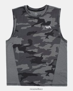 oblečení RVCA muži sportovní tílko s ventilačním systémem kamufláž BN4N08895