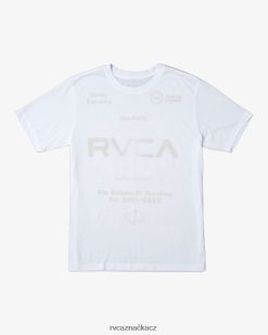 oblečení RVCA muži sportovní triko bílý BN4N08200