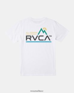 oblečení RVCA muži terénní tričko bílý BN4N0829