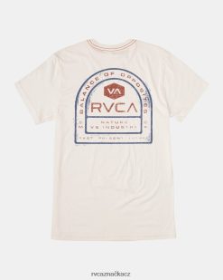 oblečení RVCA muži traktové tričko starožitná bílá BN4N0838