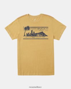 oblečení RVCA muži Tričko s diamantovým ostrovem jižní mech BN4N08464