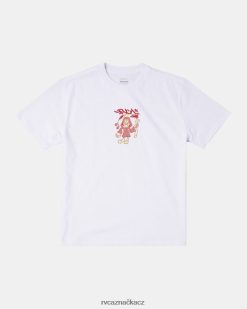 oblečení RVCA muži tričko s kachnou smrti bílý BN4N08575