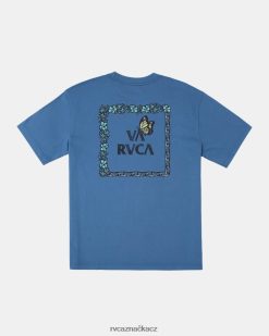 oblečení RVCA muži tričko s potravinovým řetězcem chladná modrá BN4N08406