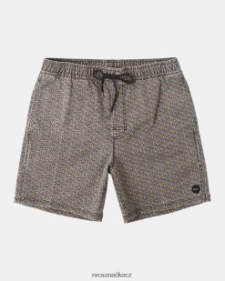 oblečení RVCA muži únikové šortky s elastickým pasem 17 zářivě černý BN4N08992