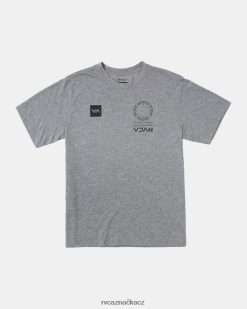oblečení RVCA muži va mark trička vřesově šedá BN4N08583