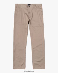 oblečení RVCA muži víkendové strečové chino kalhoty tmavě khaki BN4N08662