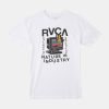 oblečení RVCA muži vytáčené tričko bílý BN4N08380