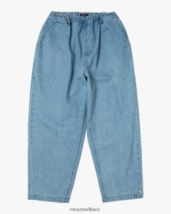 oblečení RVCA muži zach allen džínové džíny s elastickým pasem modrá 90. léta BN4N08880