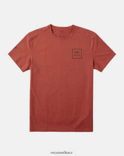 oblečení RVCA unisex vyrážka s krátkým rukávem rumělka BN4N08350