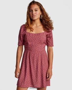 oblečení RVCA ženy broskvové šaty švestka bobule BN4N081731