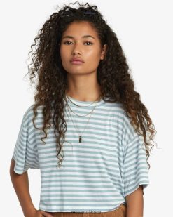 oblečení RVCA ženy háčkované tričko břidlice BN4N081095