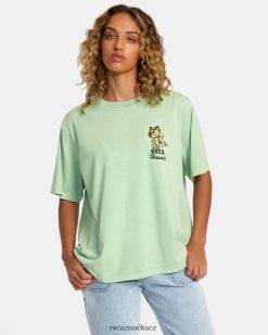 oblečení RVCA ženy ibiškové havajské tričko mořská pěna BN4N08240