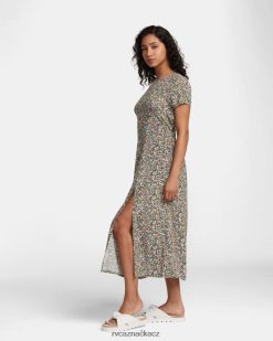 oblečení RVCA ženy šaty snů zelený záblesk BN4N081365