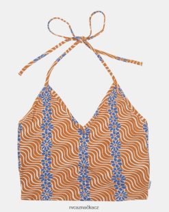 oblečení RVCA ženy sunrise halter top mandarinka BN4N081116