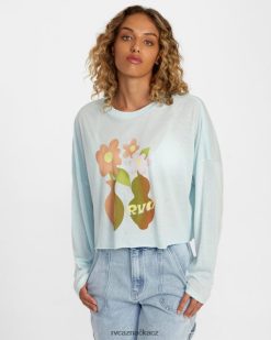 oblečení RVCA ženy váza s dlouhým rukávem modrá obloha BN4N081245