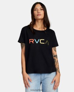 oblečení RVCA ženy velké tričko Černá BN4N08910