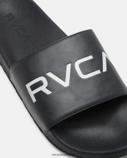 obuv RVCA unisex sportovní skluzavka Černá bílá BN4N08747