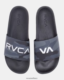 obuv RVCA unisex sportovní skluzavka kamufláž BN4N08753