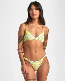 plavat RVCA ženy crossback bikini trojúhelník freya prašná modrá BN4N081404