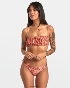 plavat RVCA ženy Oboustranný vršek bikin oasis bandeau santlewood BN4N081416