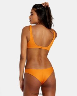 plavat RVCA ženy třpytivé mandarinkové drzé spodky bikin mandarinka BN4N081133