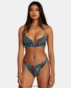 plavat RVCA ženy V-wire crop top bikini vícenásobné BN4N08273