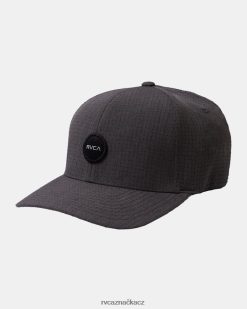 Příslušenství RVCA muži shane flexfit čepice dřevěné uhlí BN4N08926