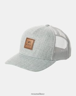 Příslušenství RVCA muži va celou cestu zahnutou krempou trucker hat vřesově šedá BN4N081042
