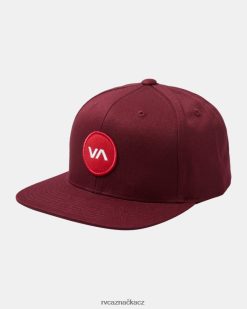 Příslušenství RVCA muži va patch snapback klobouk víno BN4N081039